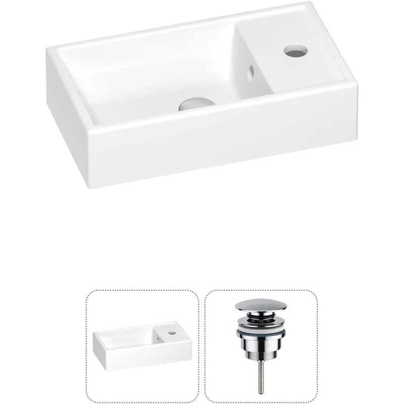 Раковина для ванной Wellsee WC Area в наборе 2 в 1 202011555