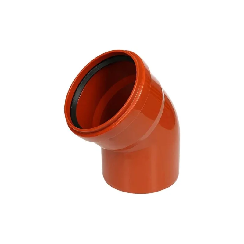 Канализационный отвод КОНТУР РР D160x45 ОРАНЖ 078400160300