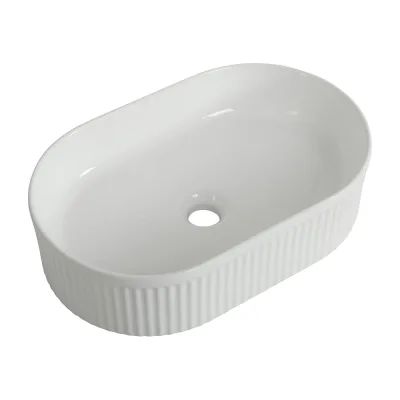 Раковина керамическая BelBagno накладная, овальная BB1497