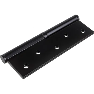 Дверные петли НОРА-М 750-5", цвет черный правая 125x75x2.5, 1 шт. 18488