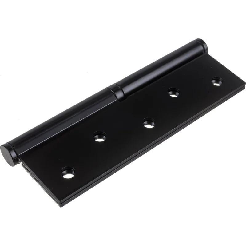 Дверные петли НОРА-М 750-5", цвет черный правая 125x75x2.5, 1 шт. 18488