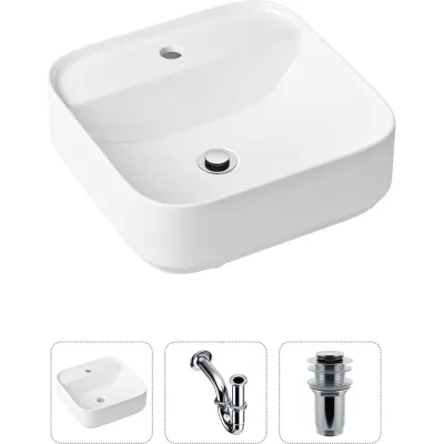 Накладная раковина для ванной Lavinia Boho Bathroom Sink Slim в комплекте 3 в 1 21520271