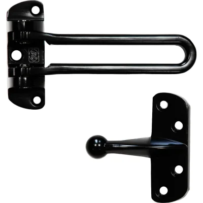 Блокиратор открывания двери Doorlock DL CH01/108/Black черный, открывание внутрь 74423