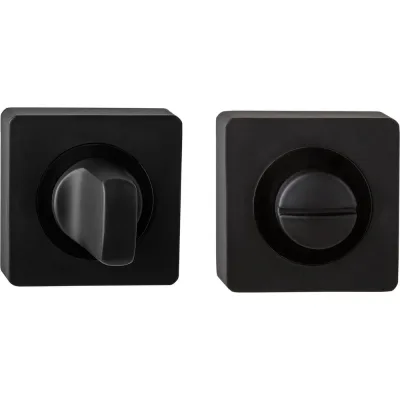 Квадратная завертка к ручкам PUERTO черный B2B BK AL 02 Black