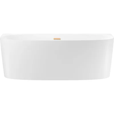 Пристенная акриловая ванна Wellsee Belle Spa 2.0 170x75 см в наборе 4 в 1 235804004