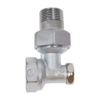 Клапан Giacomini R16D2, угловой, 3/4, 3/4, ВН, хромированный R16DX004