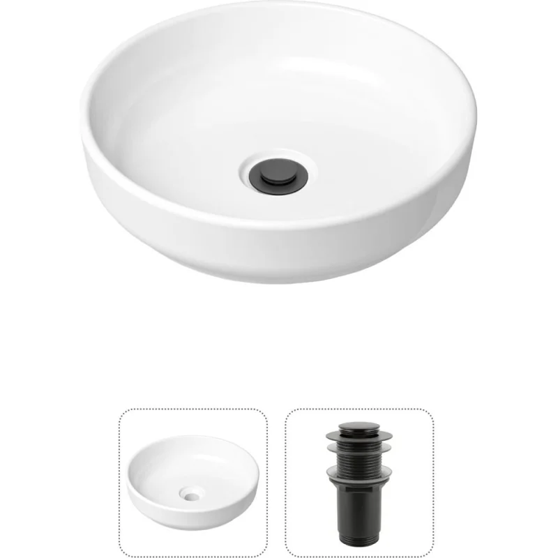Накладная раковина для ванной Lavinia Boho Bathroom Sink Slim в комплекте 2 в 1 21520820
