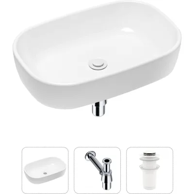 Накладная раковина для ванной Lavinia Boho Bathroom Sink в комплекте 3 в 1 20217398R