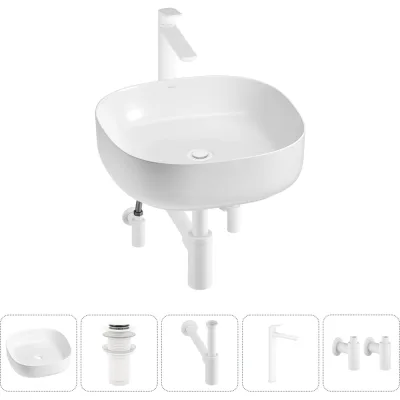 Набор Wellsee 5 в 1 Belle Spa 3.0 накладная раковина 45x45 см 20212704R