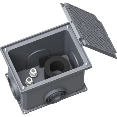 Контрольно измерительный колодец DKC 335x240x255 мм, пластик 1 шт NE6000