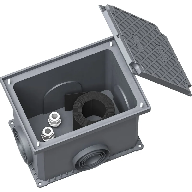 Контрольно измерительный колодец DKC 335x240x255 мм, пластик 1 шт NE6000