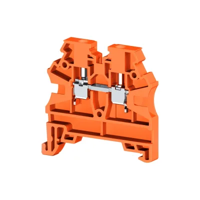 Клеммник на DIN-рейку Klemsan 2,5мм.кв., оранжевый, AVK2,5 RD(RP) 100 шт. 0.0.0.3.304207RP