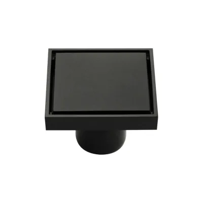 Трап латунный Санакс вертикальный, графит 100x100 d-50мм 00071