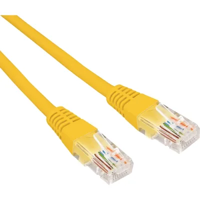Патч-корд U/UTP REXANT CAT 6, RJ45-RJ45, 26AWG, LSZH, желтый, 0,3м 02-0295-03