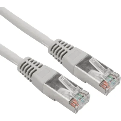 Патч-корд F/UTP REXANT CAT 5e, RJ45-RJ45, 26AWG, LSZH, серый, 0,3м 02-0110-03