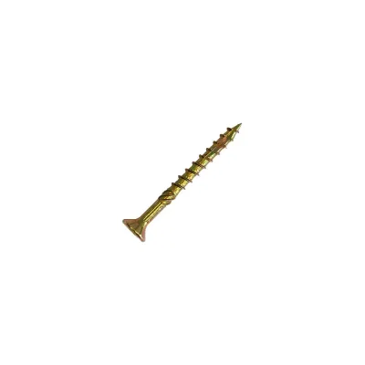 Саморез по дереву HIMTEX проф. желт. потай Torx 30 6x180 100 шт. 06180Fh