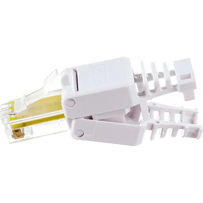 Полевой коннектор LANMASTER RJ-45 8P8C, категории 5E LAN-TMP-U5E-WH