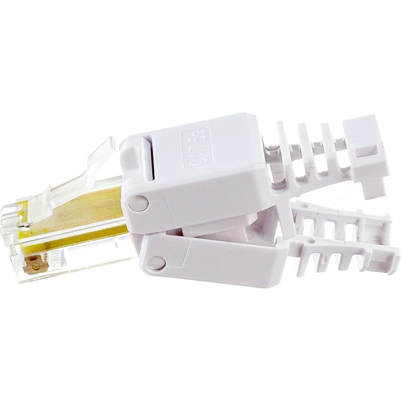 Полевой коннектор LANMASTER RJ-45 8P8C, категории 5E LAN-TMP-U5E-WH