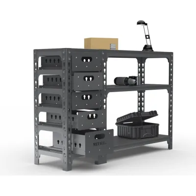 Стол-верстак Metalex c одной тумбой 950x1200x500 (серый) / ООО Металекс 111819