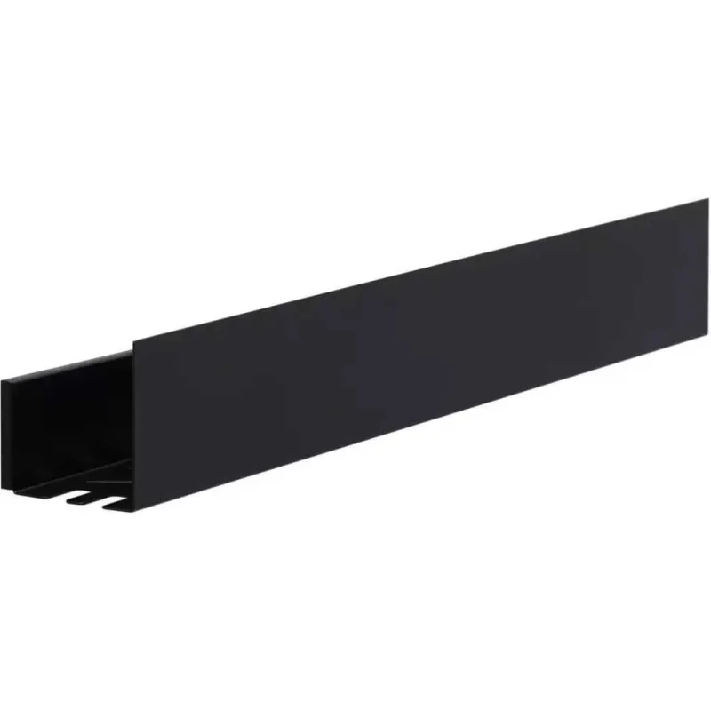 Полка Aquanet Магнум Н 900x120x100, с крючками, черный матовый, 341535 00341535