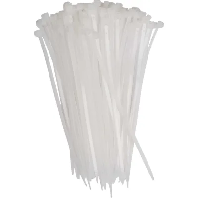 Кабельная стяжка Jazzway PCT 4,8x200-100WH PA6.6, уп. 100 шт. 5053960