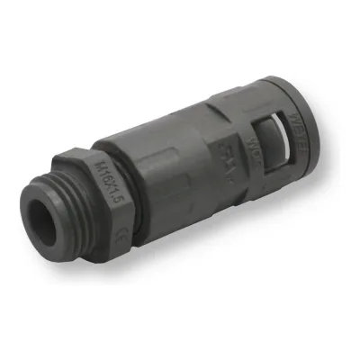 Муфта для гофрированных труб - коннектор прямой,WEYER WQGZ-M16G/AD13.0 -  нар. M16x1.5 WE0500200