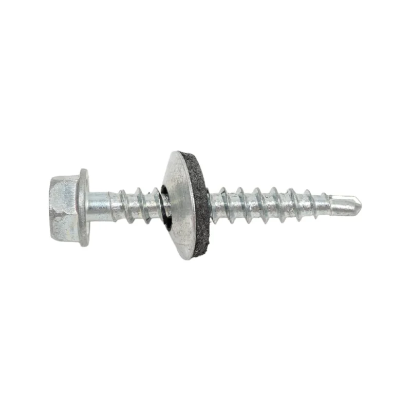 Кровельный саморез Kenner цинк, с шайбой EPDM, PT-3, 4,8x35, фасовка 250 шт. ск4835ф