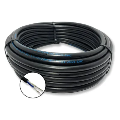 Кабель монтажный БУРЕВЕСТНИК мкшнг(a)-ls 2x0.75 мм2, 5м BOZ115655L5