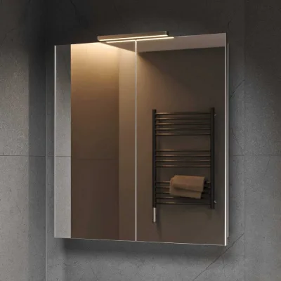 Шкаф зеркальный ALAVANN Cosmetic 75, белый ALV0771001
