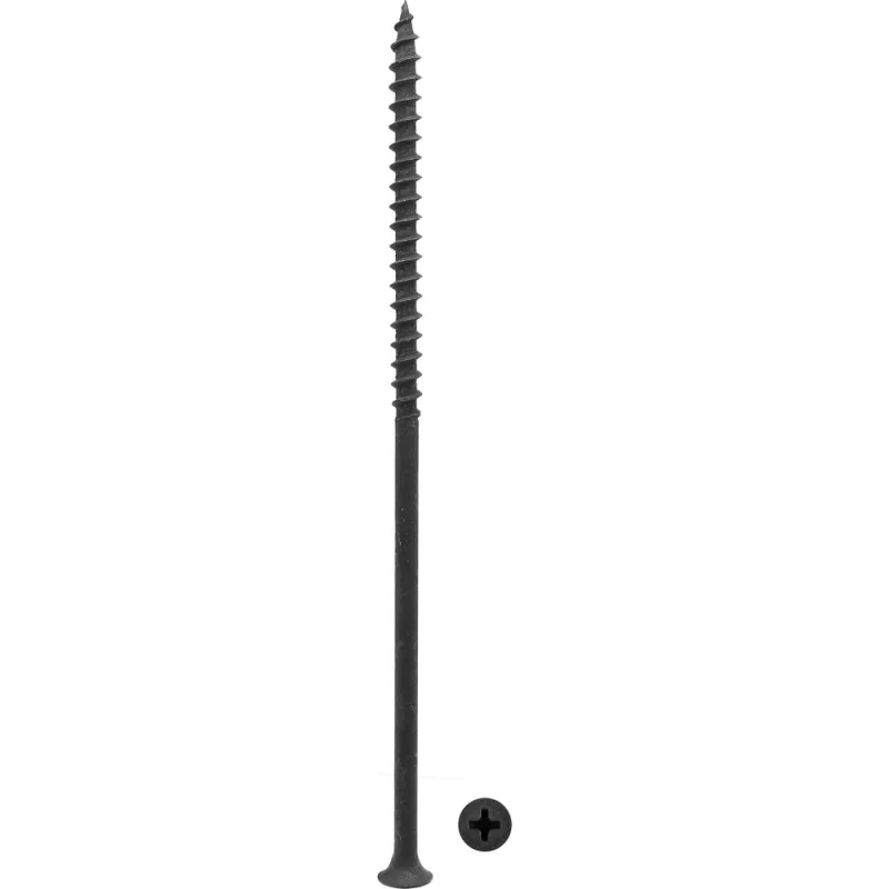 Саморезы по дереву BOWT фосфатированные, 4.8x140 мм, 50 шт. D02489