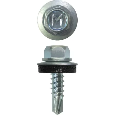 Кровельный саморез Rizzel 4,8x29 цинк сверло №1, 250 шт 00000347342
