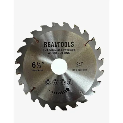 Диск пильный по дереву REALTOOLS 165x30/20x24Т RTL-CSB-TCT-16524