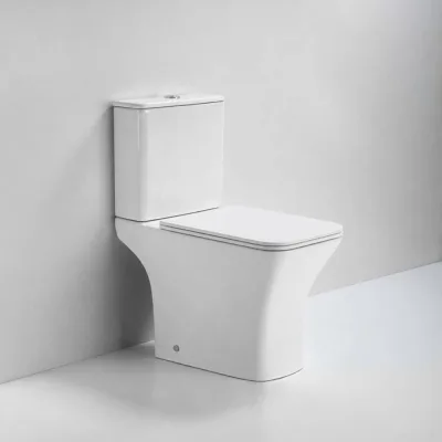 Унитаз-компакт OLIVE'S Porto New безободковый, двойной слив, система Soft Close и антивсплеск PR31126DP