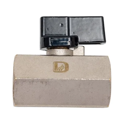 Кран шаровой Damento мини 1/2" В-В, гайка-гайка 019803