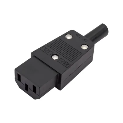 Сетевое гнездо Pro Legend 3 PIN пластик на кабель 250V 10A, PL2299