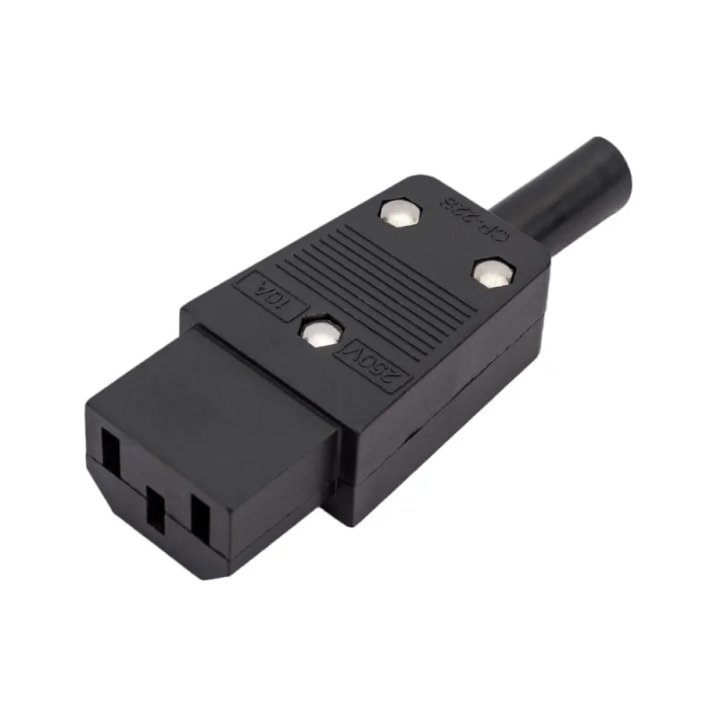 Сетевое гнездо Pro Legend 3 PIN пластик на кабель 250V 10A, PL2299