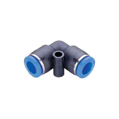 Фитинг L-образный пластиковый 6 мм CDC Pneumatics PUL 06N