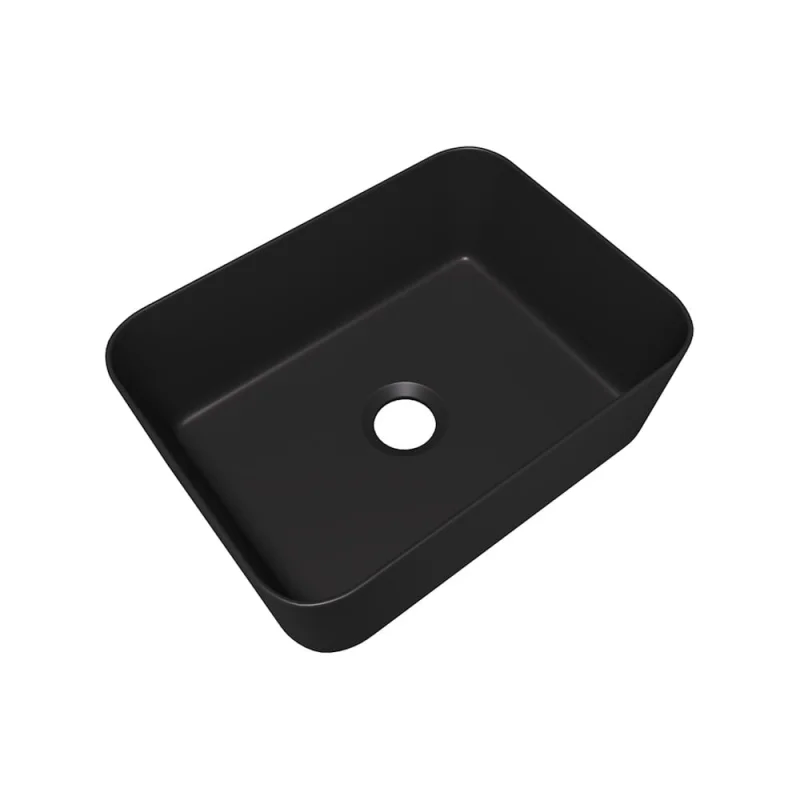 Раковина для ванной накладная Teymi Helmi Mini 40, черный матовый T50288 ЦБ-00270607