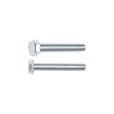 Болт STARFIX М24x160 мм, шестигранный, цинк, класс прочности 5.8, DIN 933 SMP-31613-1