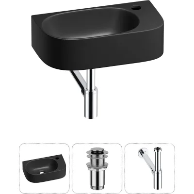 Комплект Wellsee 3 в 1 Lavinia Boho Bathroom Sink накладная/подвесная раковина 40x22 см 20216320R