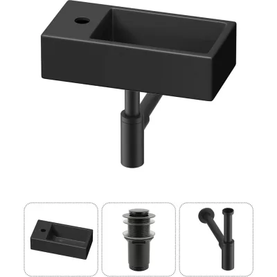 Комплект Wellsee 3 в 1 Lavinia Boho Bathroom Sink накладная/подвесная раковина 40x20 см 20216013R