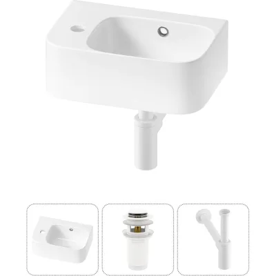Комплект Wellsee 3 в 1 Lavinia Boho Bathroom Sink накладная/подвесная раковина 37x25 см 20216532R