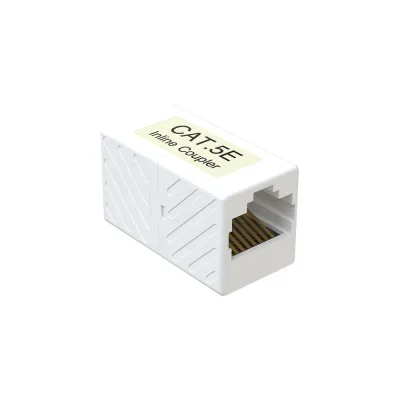 Проходной адаптер SYSMATRIX RJ45-RJ45 (8p8c) категория 5е неэкранированный цвет белый ( 3шт. в упаковке ) CC RJ45.5EU.WH.VI3