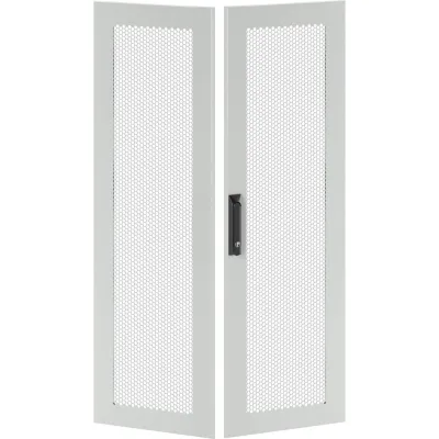 Дверь DKC перфорированная двухстворчатая для IT CQE 2000x800 RAL7035 1 ШТ RGITCPMD2080