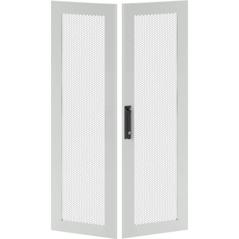 Дверь DKC перфорированная двухстворчатая для IT CQE 2000x800 RAL7035 1 ШТ RGITCPMD2080