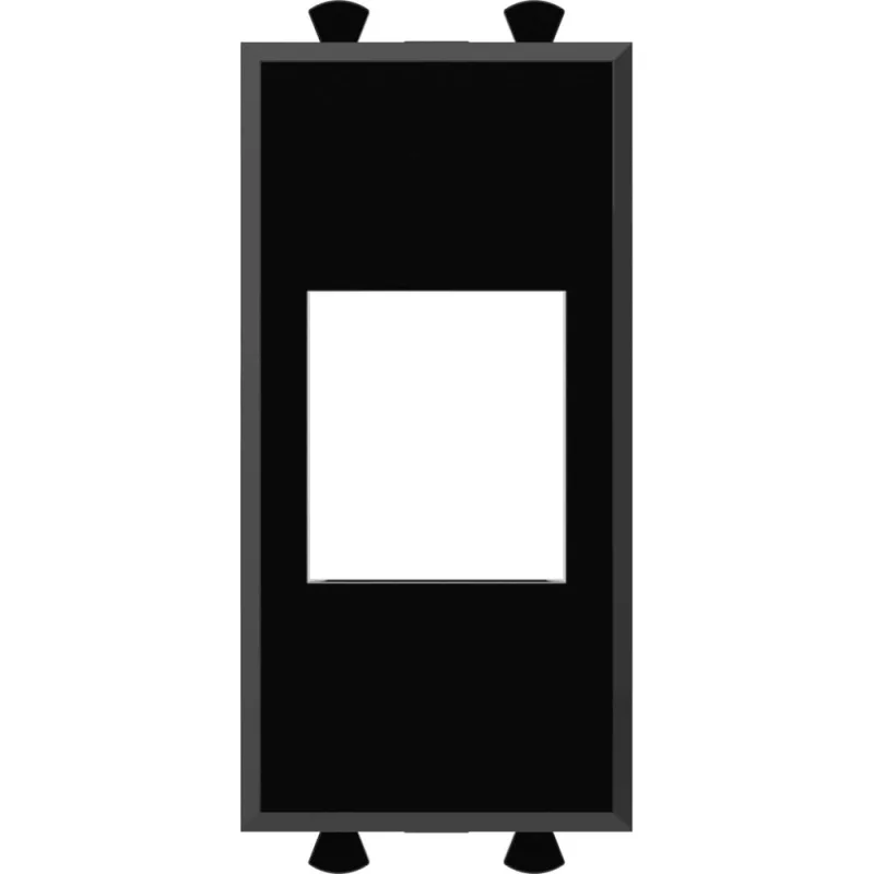Адаптер DKC без шторки, для Keystone, Avanti, Черный квадрат, 1 модуль, 1 шт. 4402211
