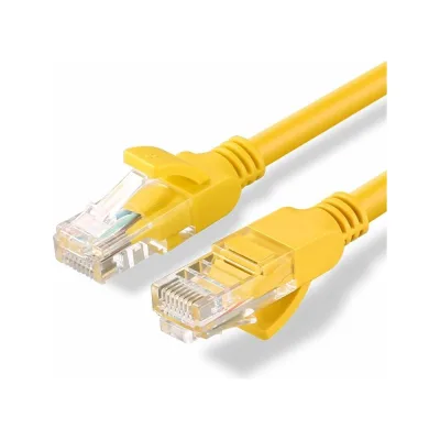 Патч-корд Pro Legend UTP кат.5E RJ-45 вилка - RJ-45 вилка, желтый, 10 м. PL1252