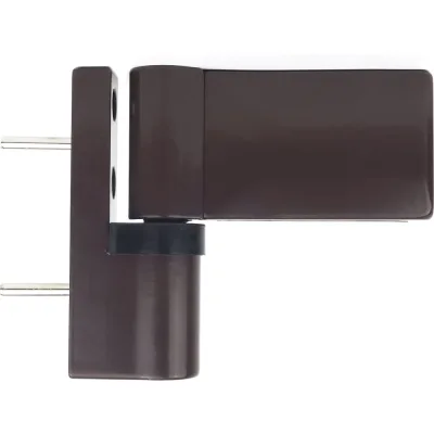Петля для ПВХ дверей DORF аналог DHV (KTV), 150 кг, коричневый 8019 DORF_DHV_150_8019(511all)