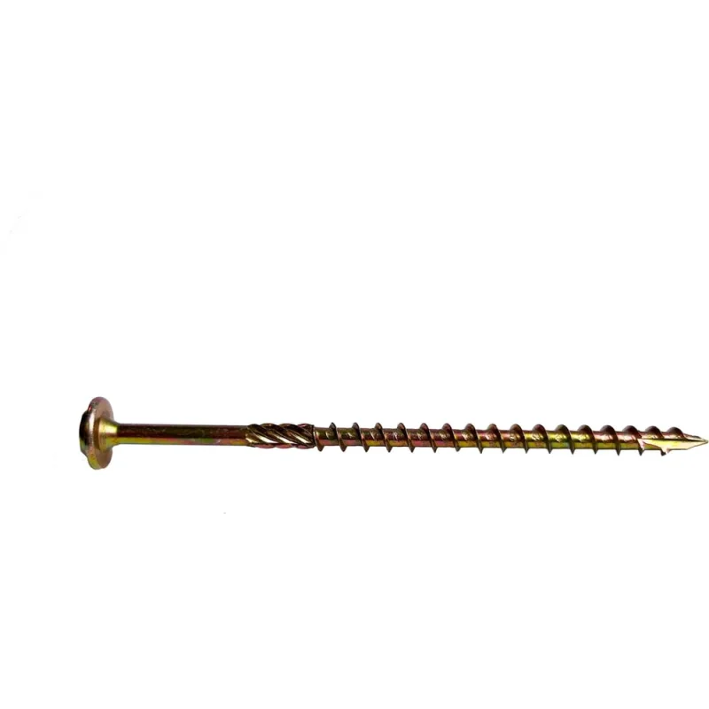 Саморез по дереву HIMTEX желт. тар. NORM Torx 25 5*120 (100 шт.) 05120Whc