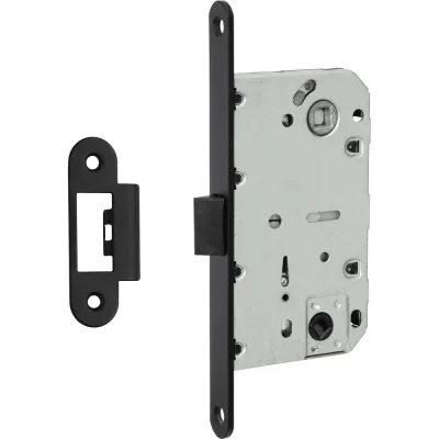 Межкомнатный механизм BASARA WC 411 B-S KEVLAR MBP (PLASTIC, Чёрный Матовый) 40105